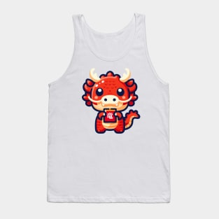 Chibi Red Dragon Tank Top